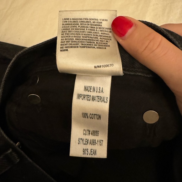 Agolde 90s Serpent Jeans - Size 24 - Picture 4 of 7